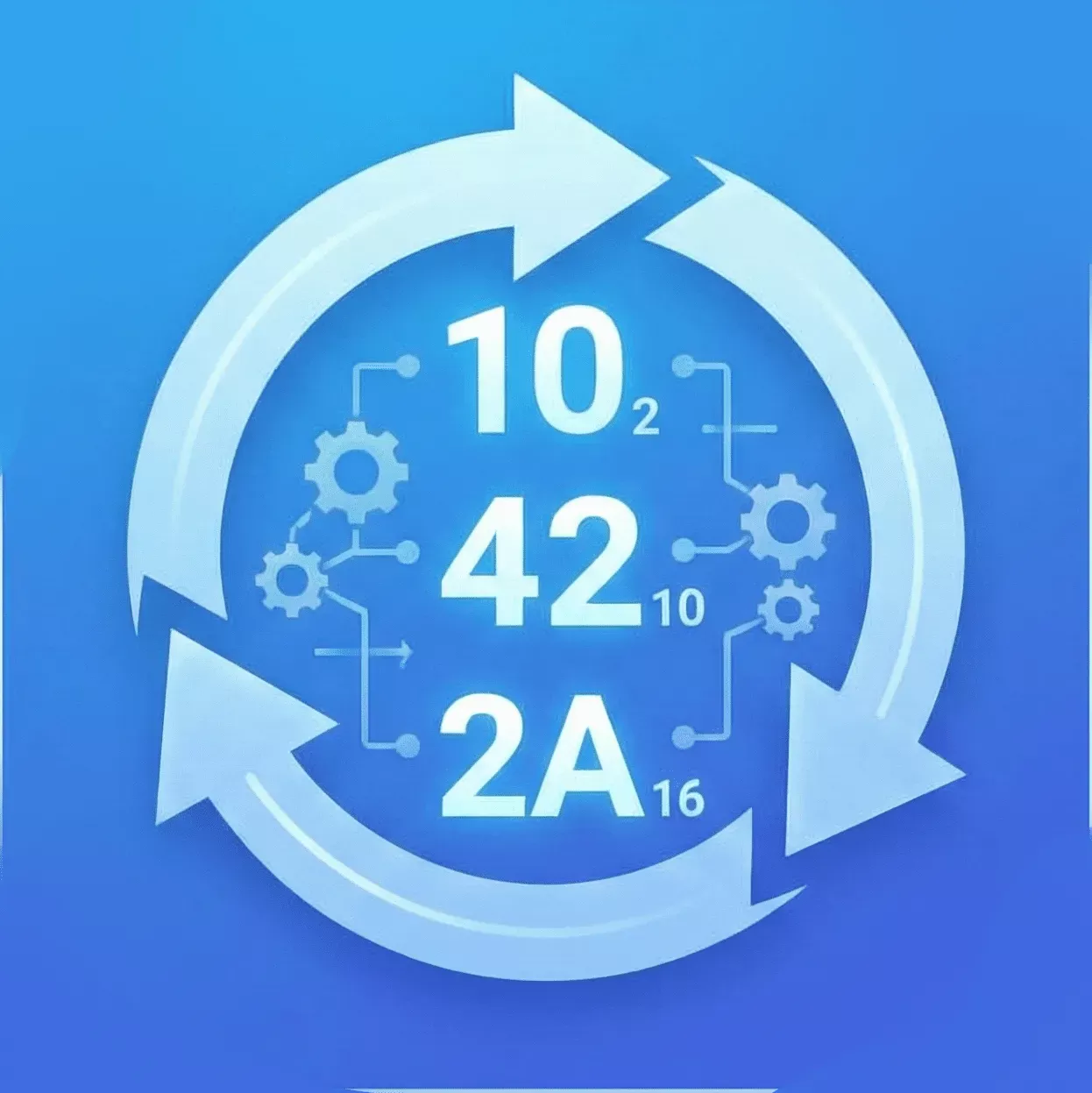 数値を〇進数に変換